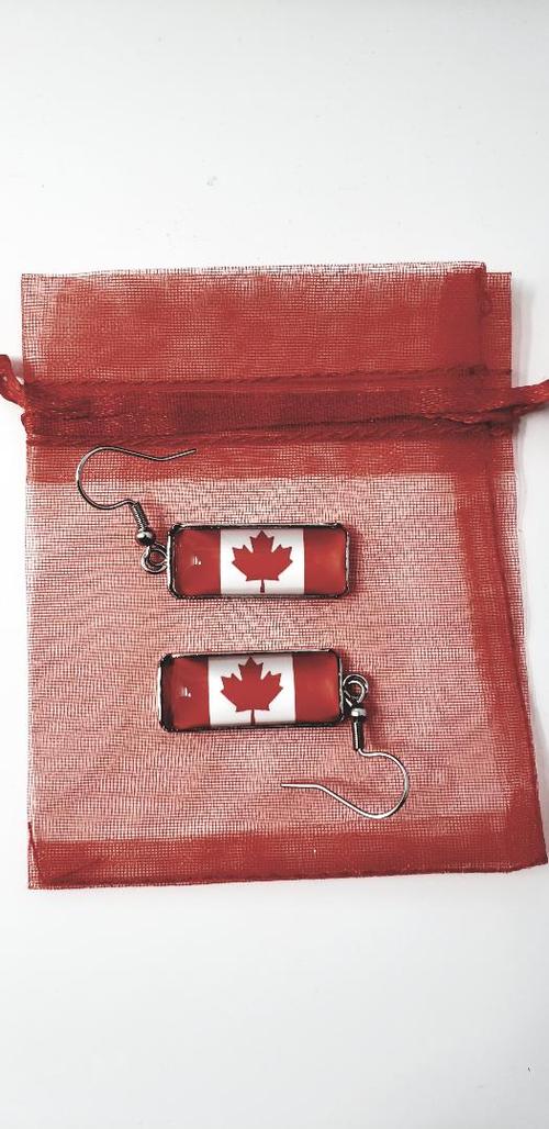Earring Set Canada pair of Square Earring - Image 2
