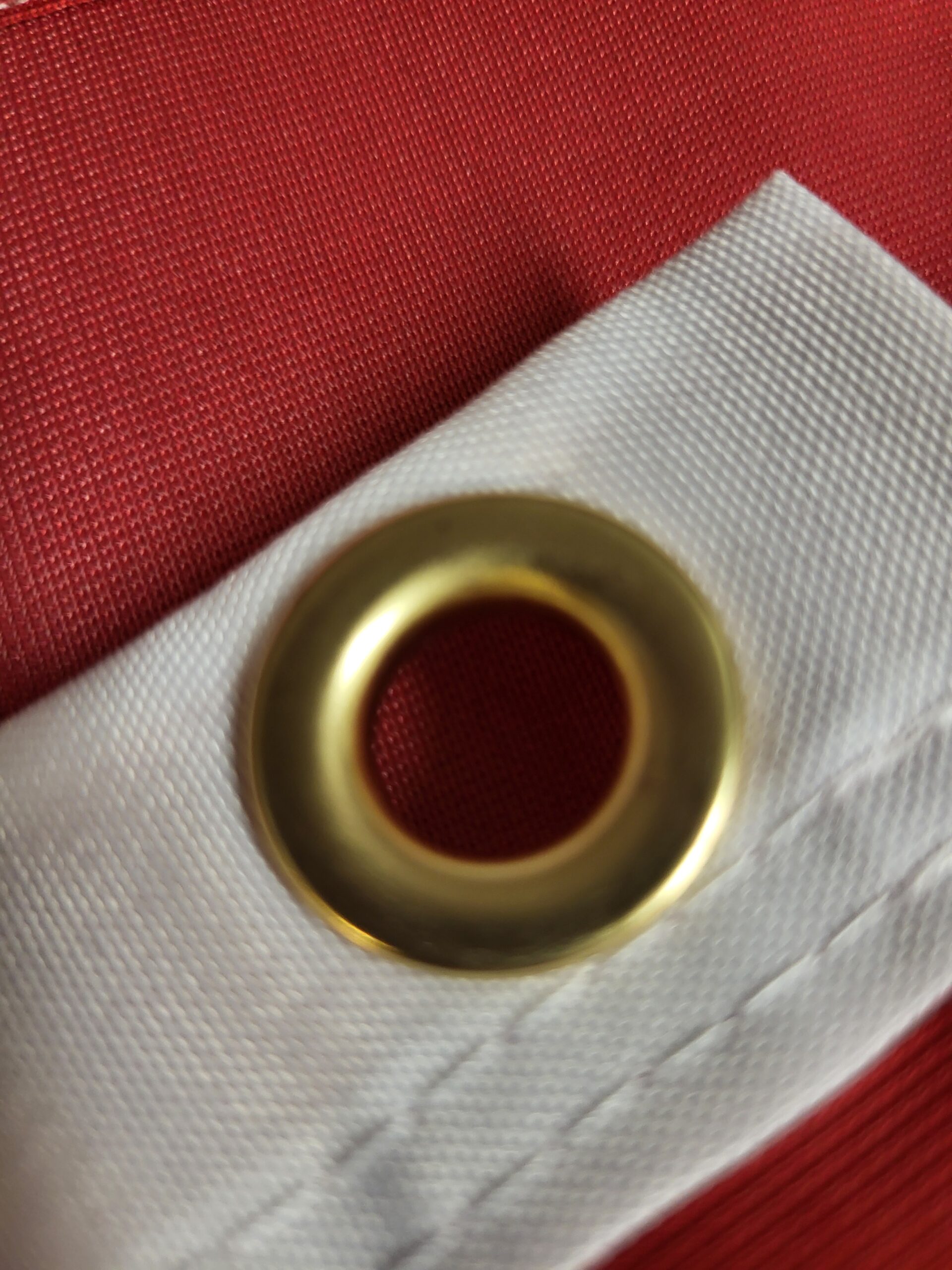 For the Love of Canada Canadian Flag ( 2 ft. x 3ft.) 4 Stitched and also Crossed Stitched at ends Made in CANADA. - Image 2