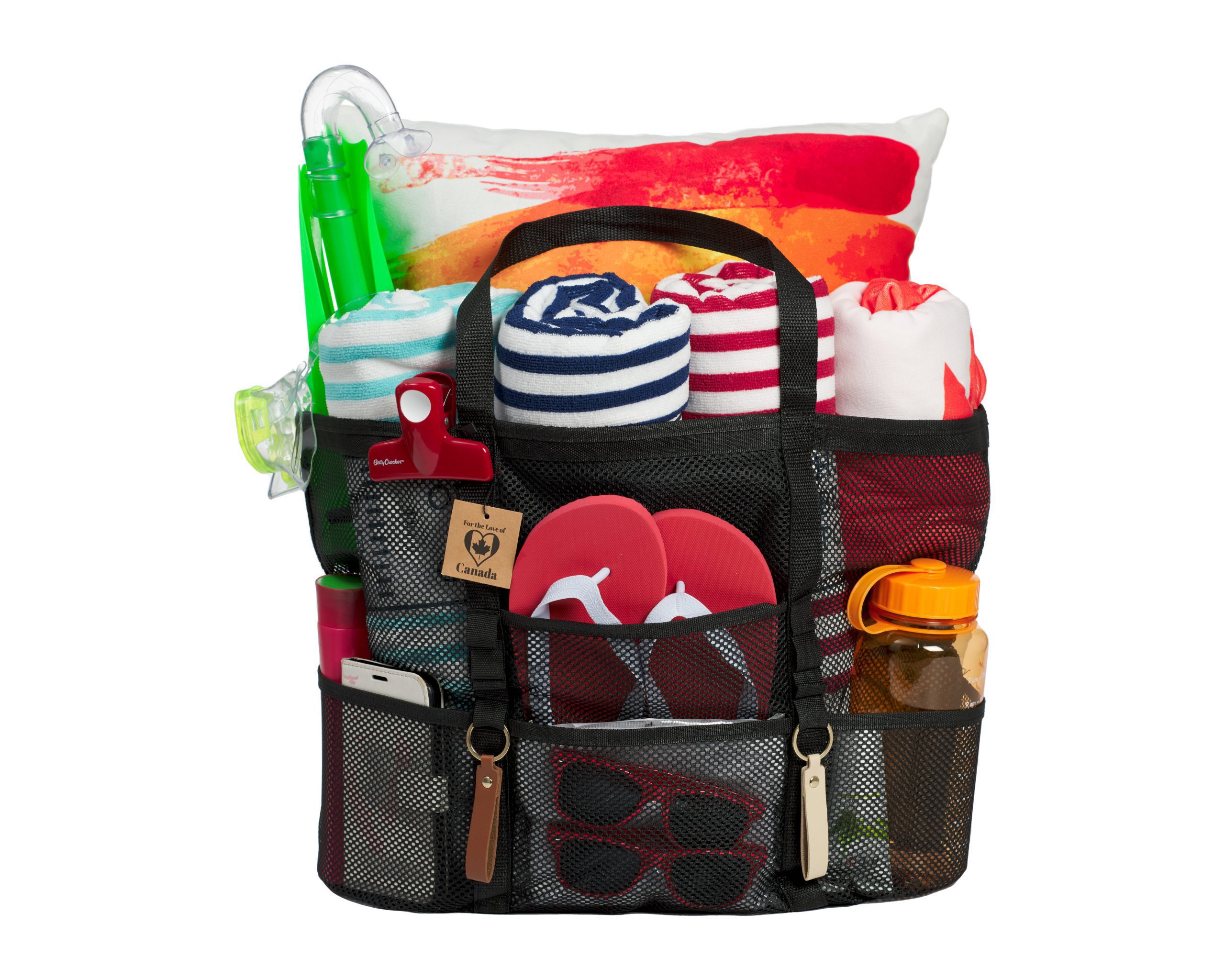 Large Mesh Beach Bag " FREE" BEACH BALL - Image 7