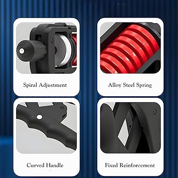 Grip Strength Trainer, Adjustable 20–265 lbs (10–120 kg) Hand Grip Strengthener & Forearm Exerciser – Grip Trainer for Finger Strength, Wrist Workout & Overall Grip Strength Improvement - Image 8