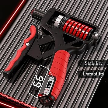 Grip Strength Trainer, Adjustable 20–265 lbs (10–120 kg) Hand Grip Strengthener & Forearm Exerciser – Grip Trainer for Finger Strength, Wrist Workout & Overall Grip Strength Improvement - Image 5