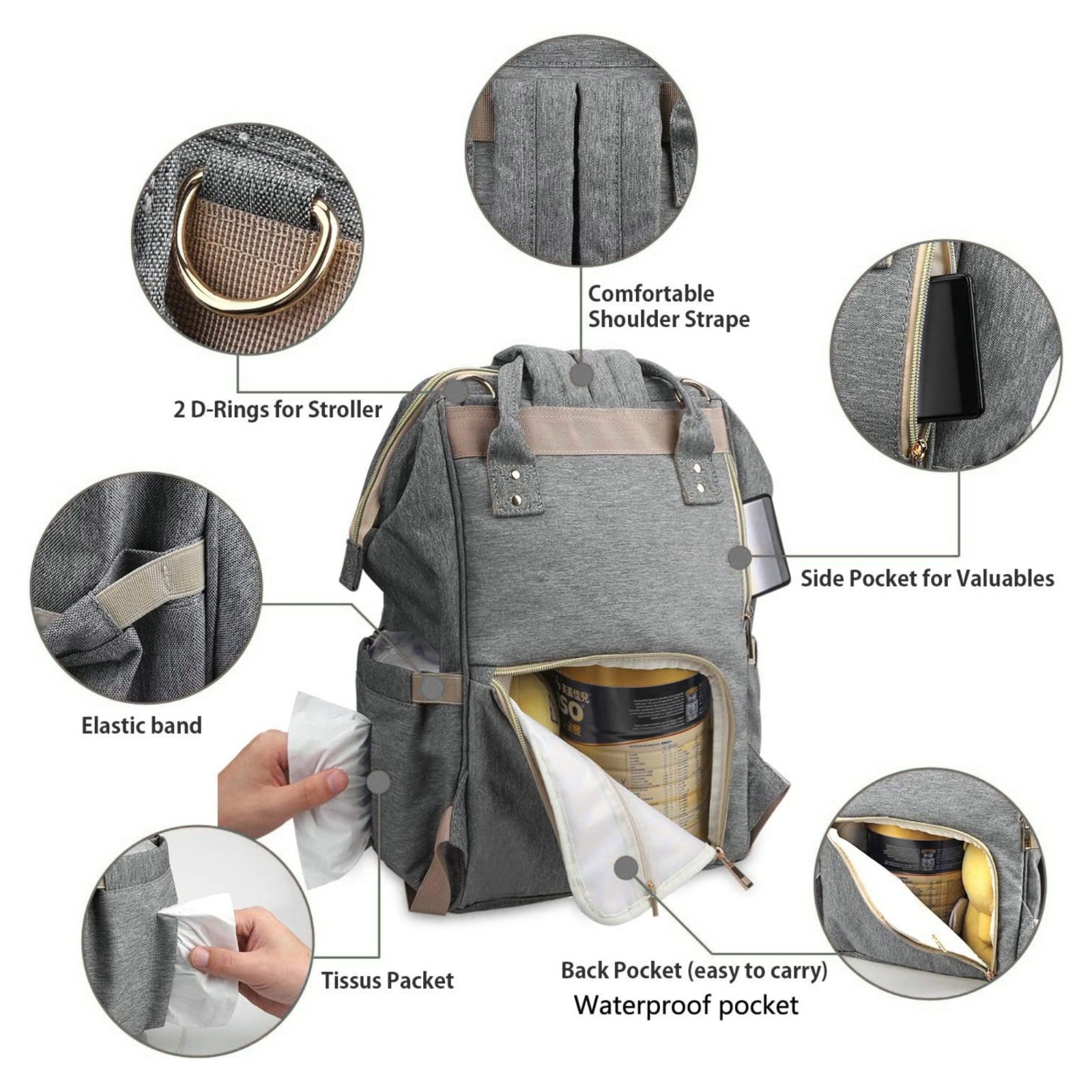 Baby Backpack Carrying Bag or Great for a Kids Lunch Bag. by " For the Love of Canada" - Image 6